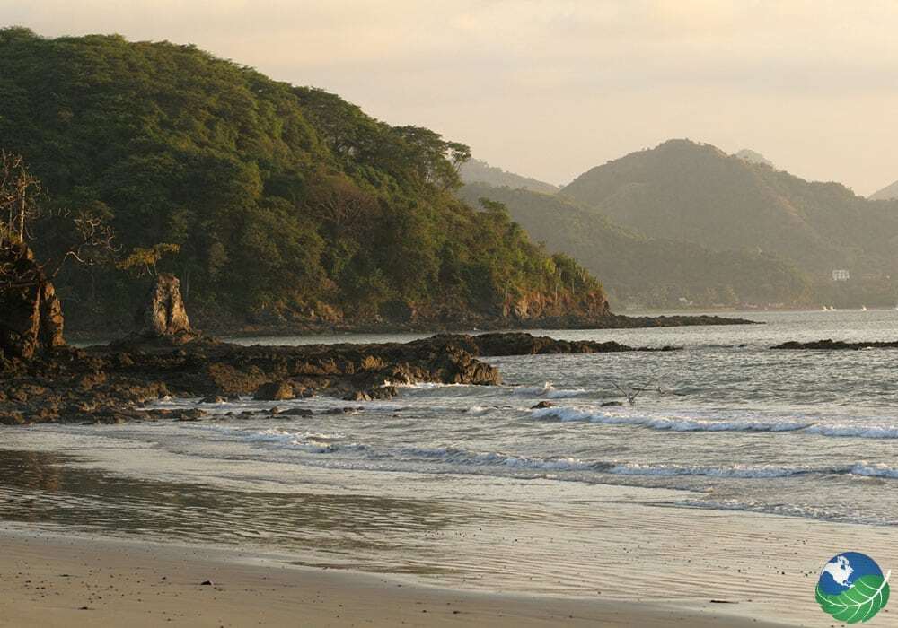 Late afternoon light on a quiet Guanacaste beach
